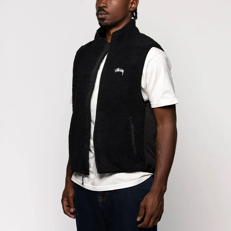 Stussy Block Sherpa Vest-5