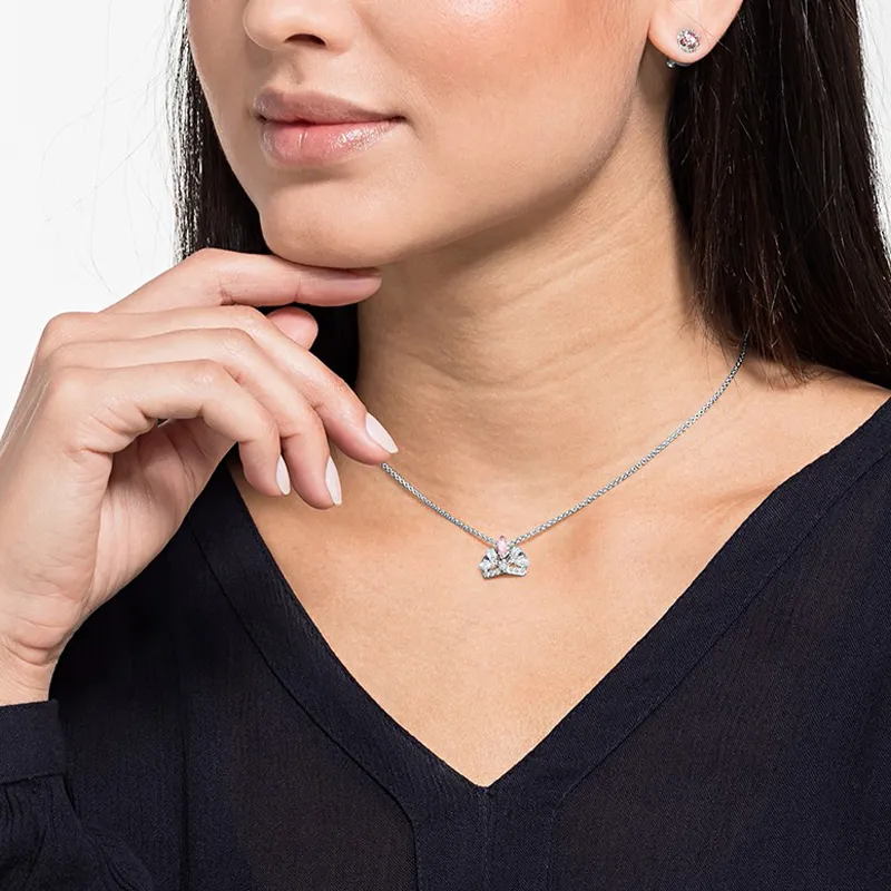 Swarovski Bee A Queen Artificial Crystal Necklaces Women's-3