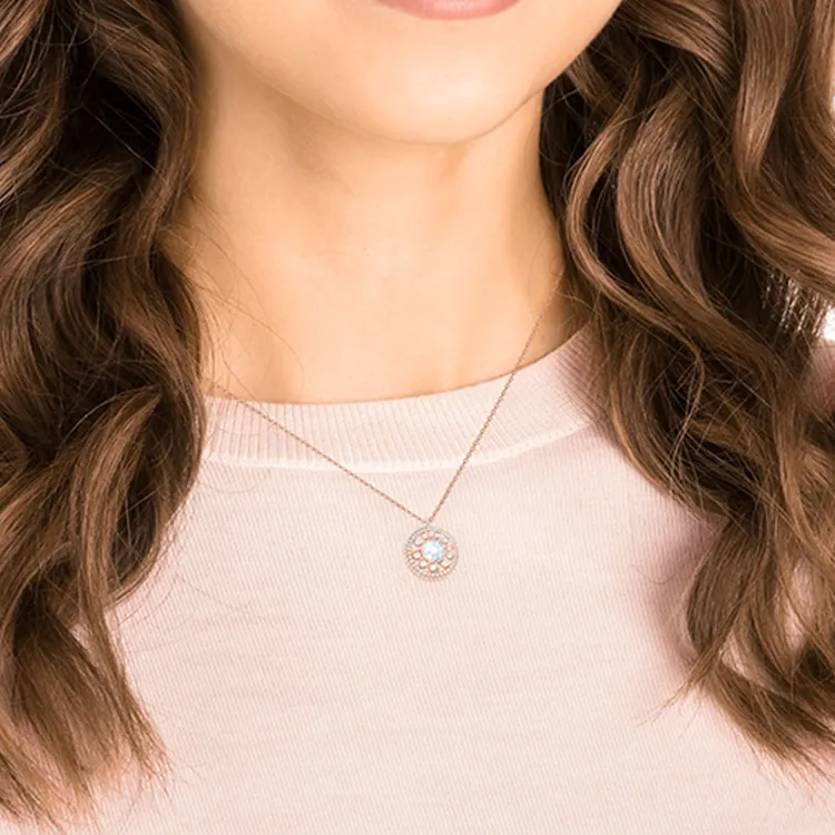 Swarovski Admiration Necklaces Women's Gold Plated-1