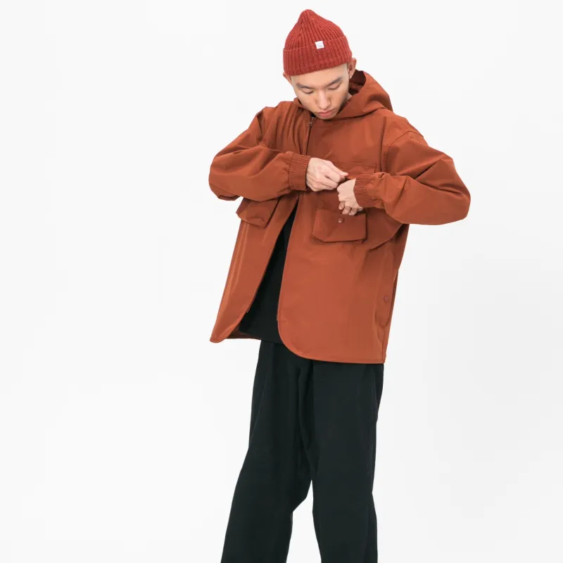 DAKYAM Loose Fit Jacket Unisex Rusty Red-3