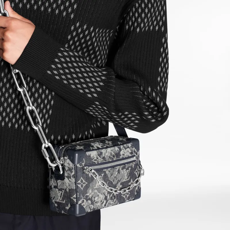 LOUIS VUITTON Monogram Tapestry Mini Soft Trunk-5