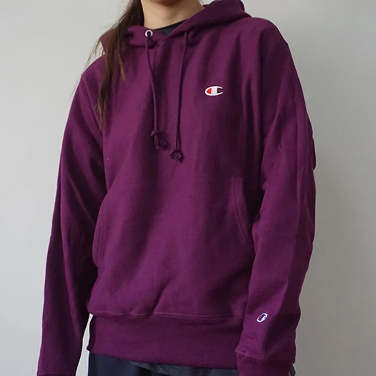 Champion Hooded Regular Sweatshirt US Version Unisex Purple-2