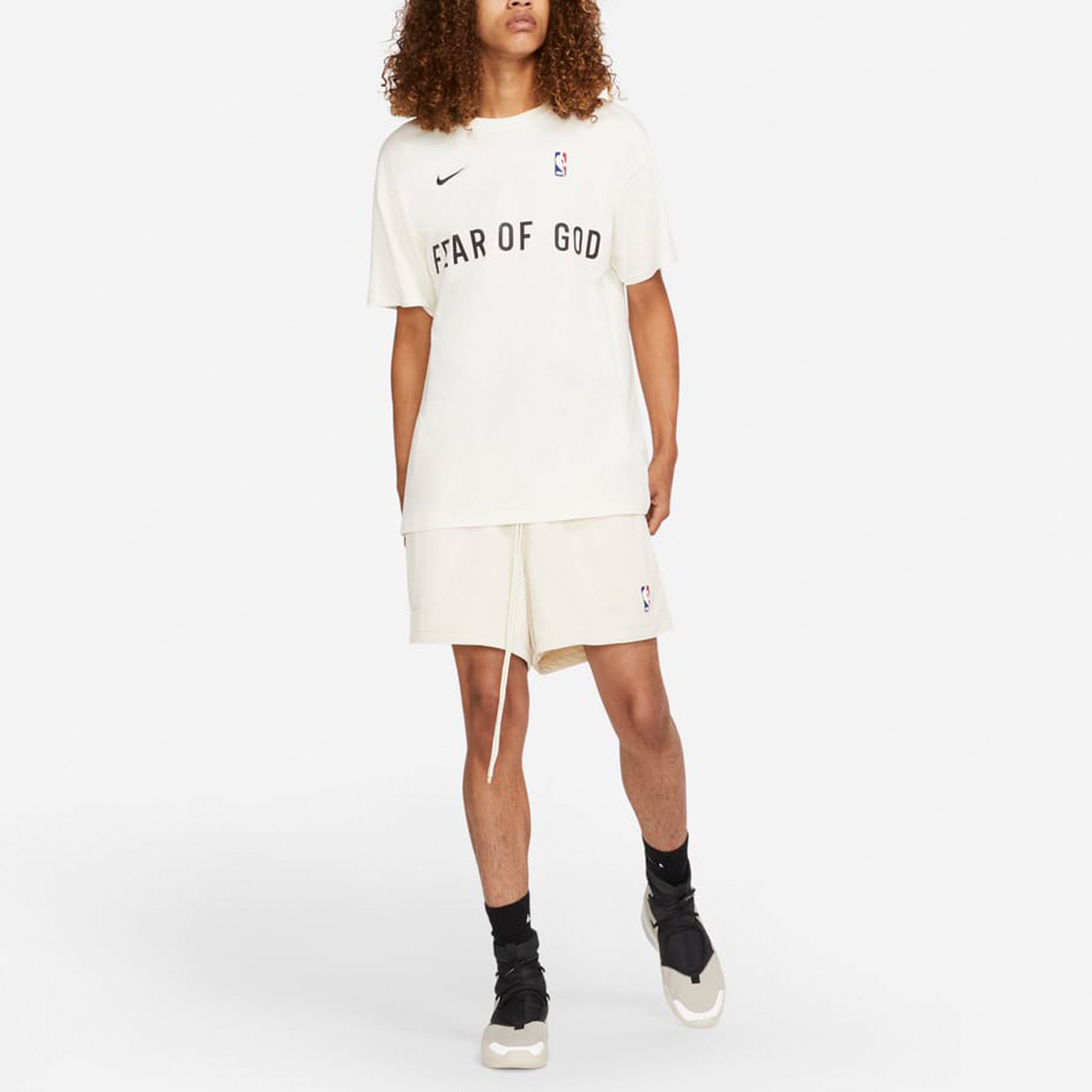 Fear of God X Nike Warm Up T-Shirt S - POIZON