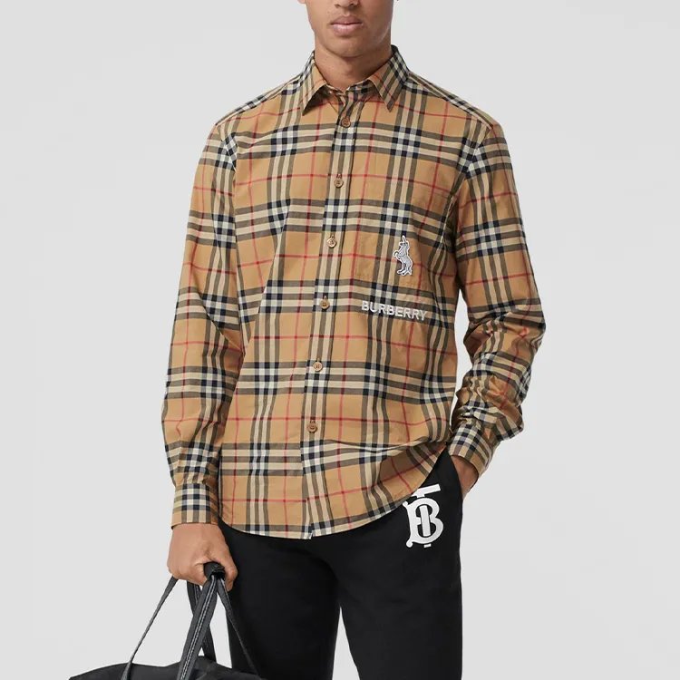Burberry Shirt Men's Archive Beige-2
