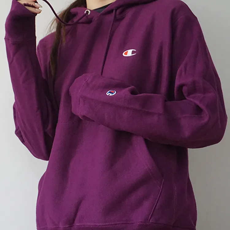 Champion Hooded Regular Sweatshirt US Version Unisex Purple-1