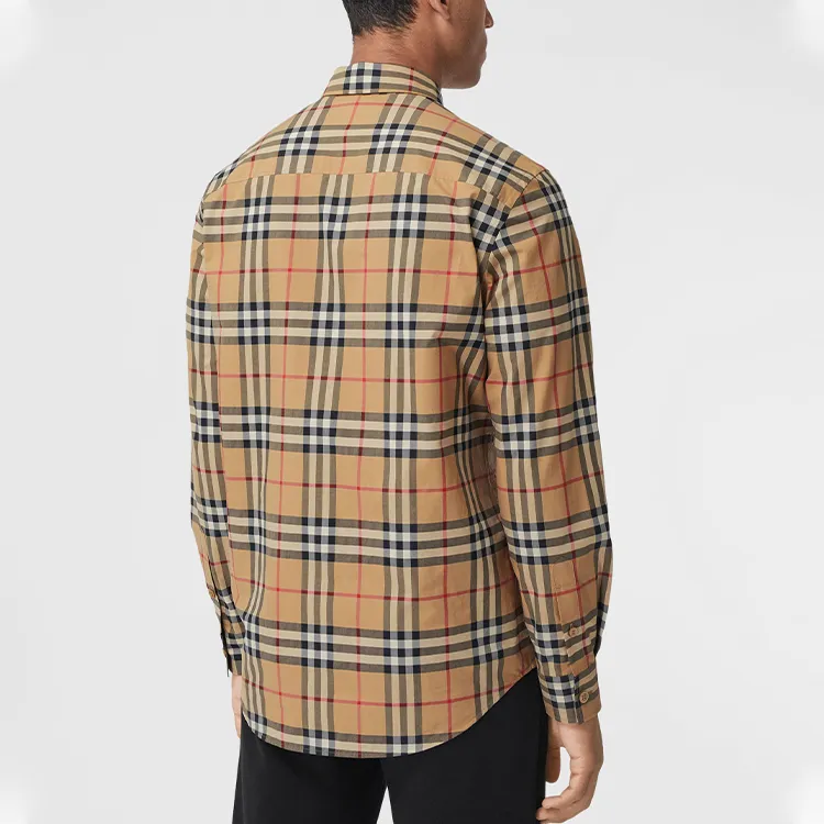 Burberry Shirt Men's Archive Beige-4