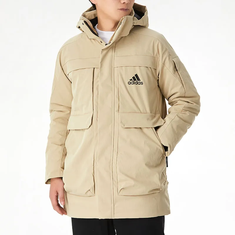 Adidas Down Jackets Men Khaki-4