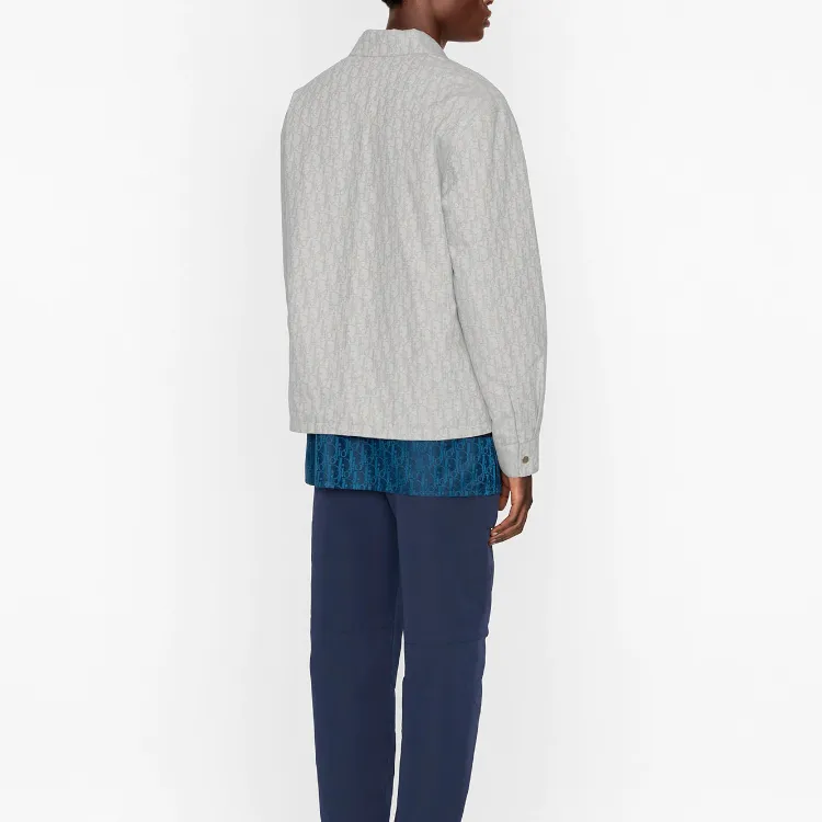 DIOR Oblique Flannel Overshirt-2
