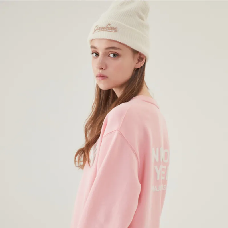 MLB New York Yankees Sweatshirt Unisex Pink-3