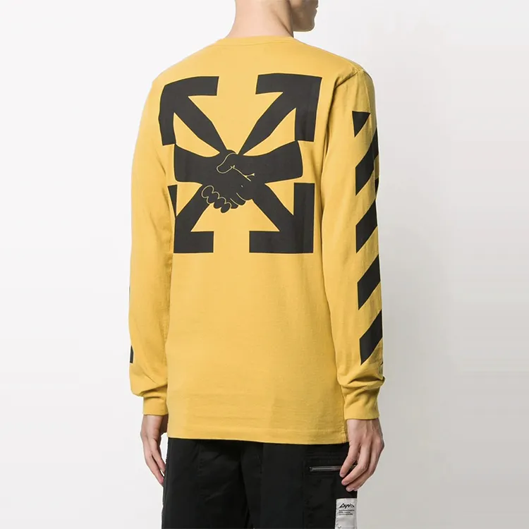 OFF WHITE FW20 Sweatshirts Men Yellow-3