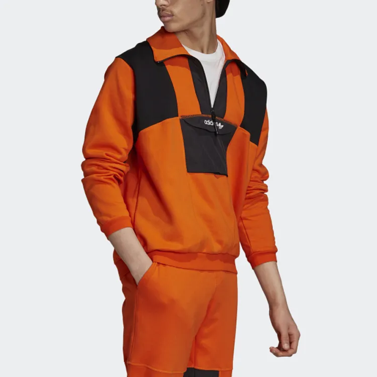 Adidas Neo Sweatshirts Men Orange Yellow-4