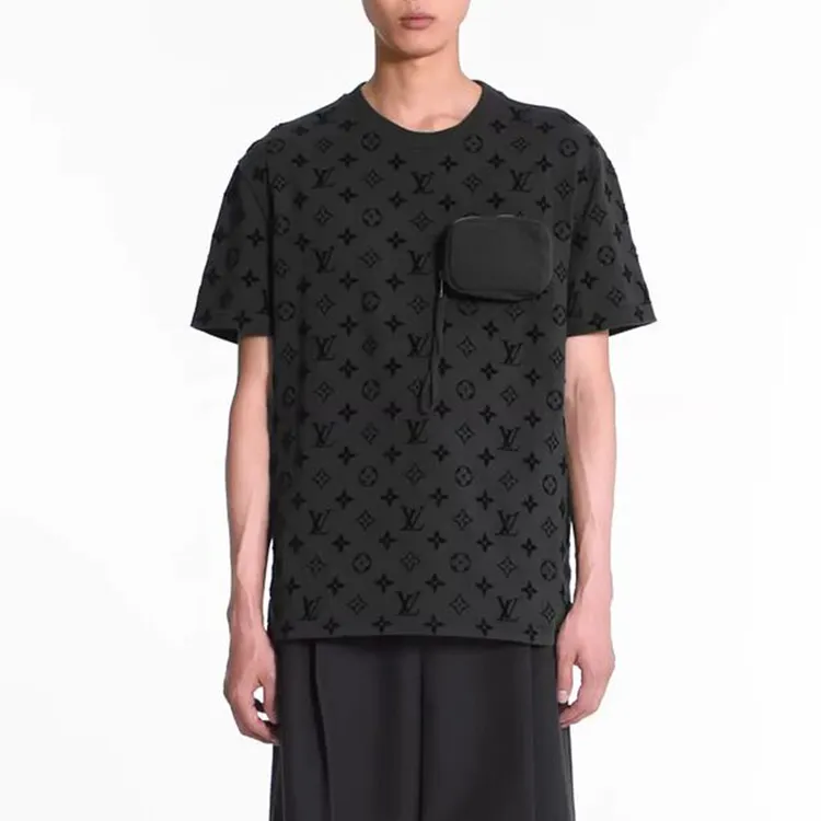 LOUIS VUITTON T Shirt Men's Light Gray-3