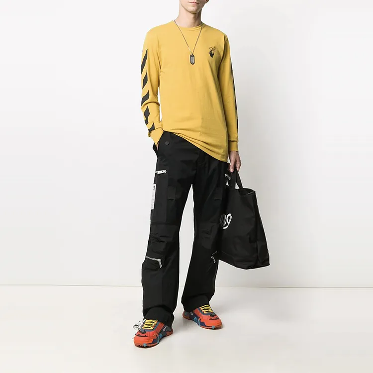 OFF WHITE FW20 Sweatshirts Men Yellow-1