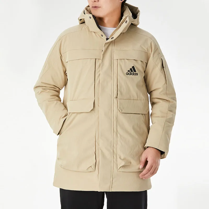 Adidas Down Jackets Men Khaki-2