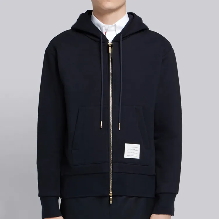 THOM BROWNE Rwb Stripe Zipped Hoodie-2