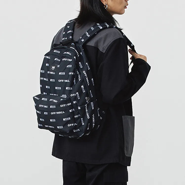Vans Cotton Backpack Regular Unisex Black-5