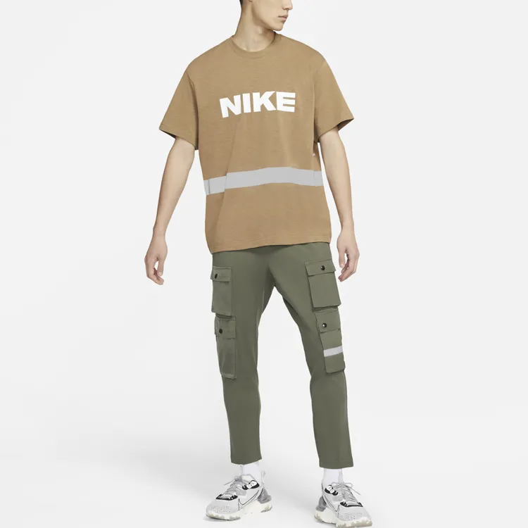 Nike T Shirts Men Seaweed Brown-2