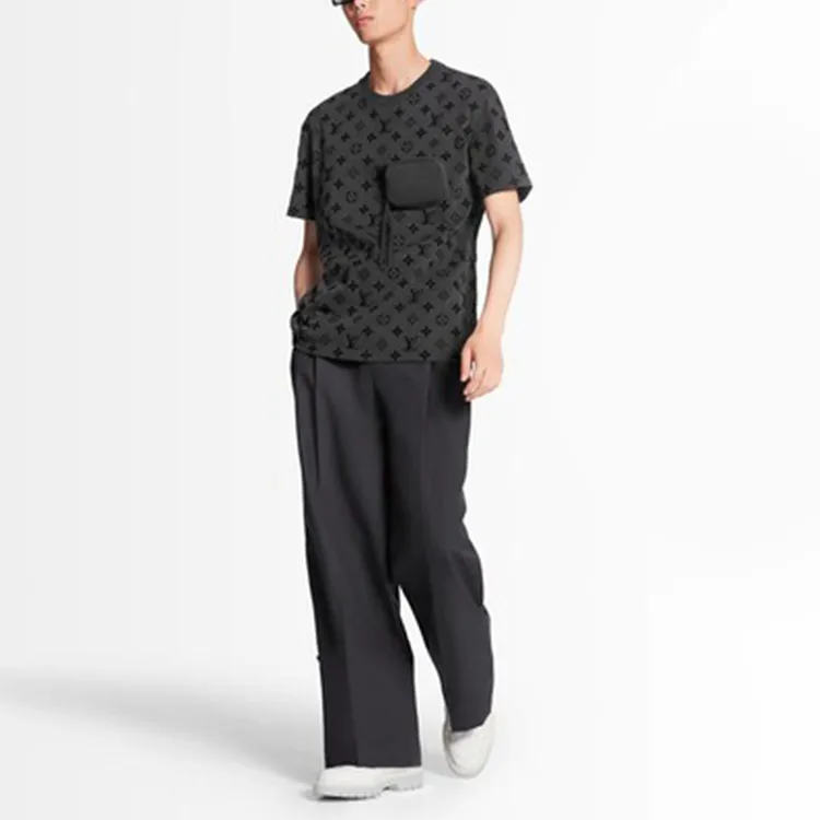 LOUIS VUITTON T Shirt Men's Light Gray-5