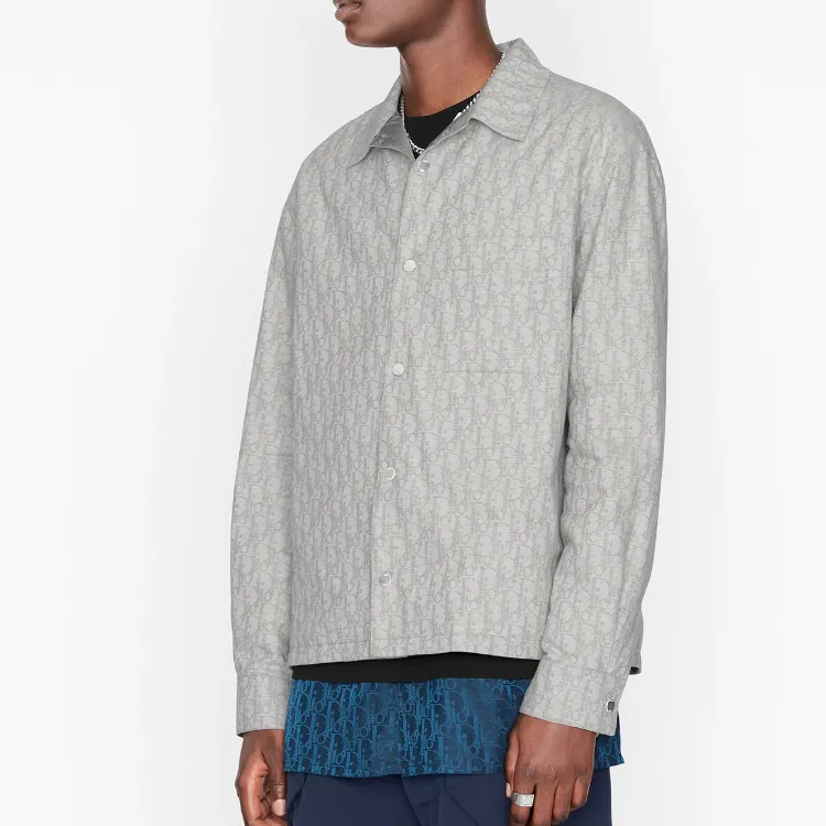 DIOR Oblique Flannel Overshirt-3