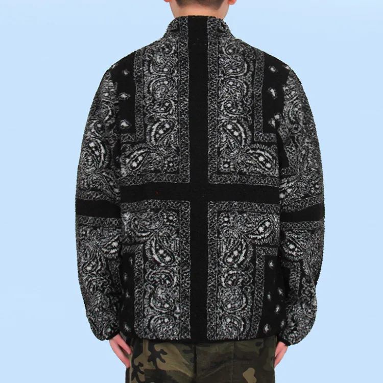 Supreme Reversible Bandana Fleece Jacket-4