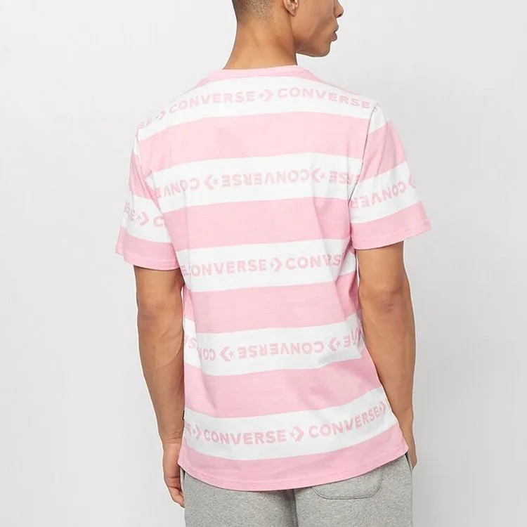 Converse Notebook Doodle T Shirts Men Pink-3