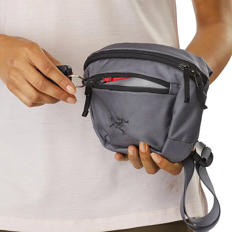 Arcteryx Nylon Fabric, Polyester Fanny Pack Regular Unisex Hongzhi Gray-1