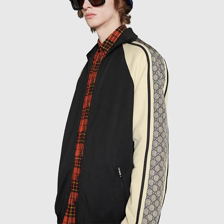 GUCCI Oversize Technical Jersey Jacket-4
