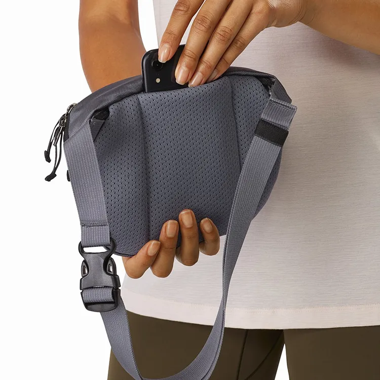Arcteryx Nylon Fabric, Polyester Fanny Pack Regular Unisex Hongzhi Gray-4