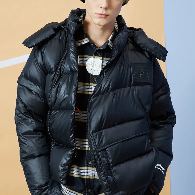 LiNing Down Jackets Men New Standard Black-5