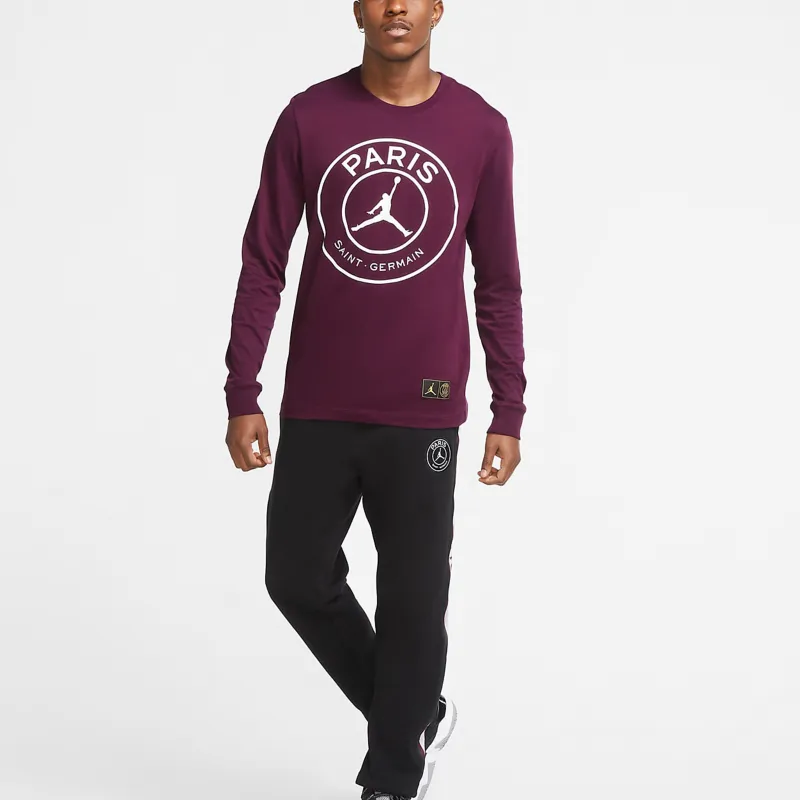 Jordan T-Shirt Men's Bordeaux Burgundy-2