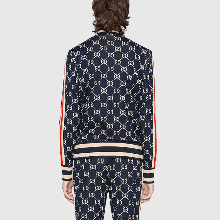 GUCCI Gg Jacquard Cotton Jacket-5