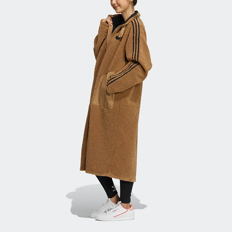 Adidas Originals Velvet Jackets Women's Cardboard Yellow-4