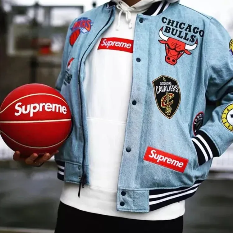 Supreme X Nike X Nba Teams Warm Up Jacket-2