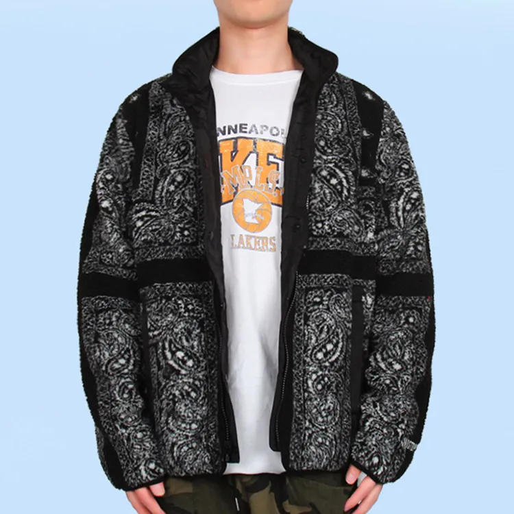 Supreme Reversible Bandana Fleece Jacket-3