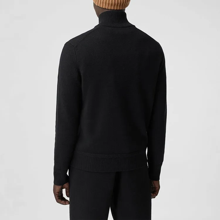 Burberry Embroidered Logo Cashmere Jumper-3
