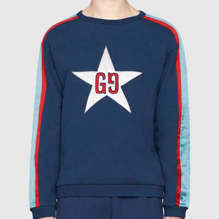 GUCCI Gg Star Design Crewneck Sweatshirt-2