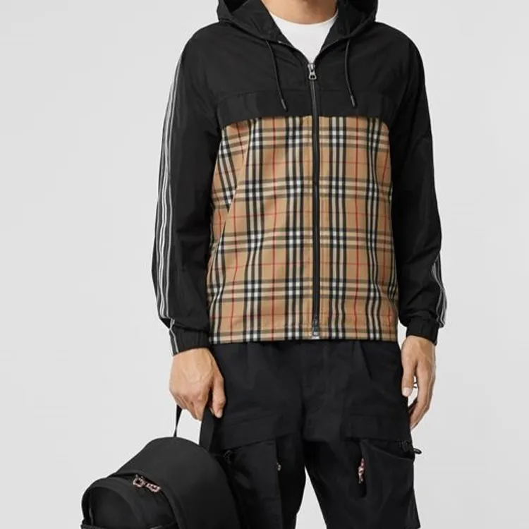Burberry Jackets Coats Men's Beige-4