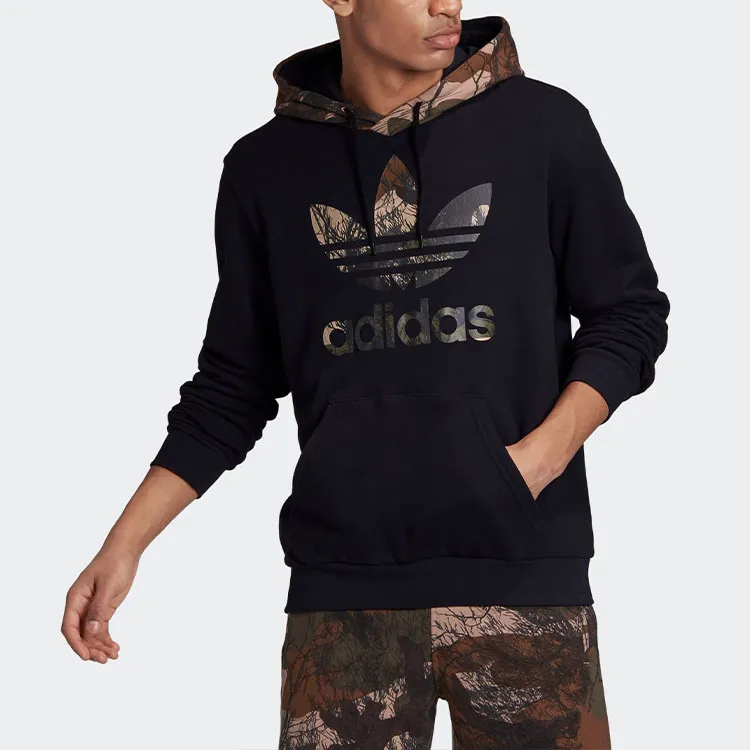 Adidas Originals Trefoil Sweatshirts Men Black-2