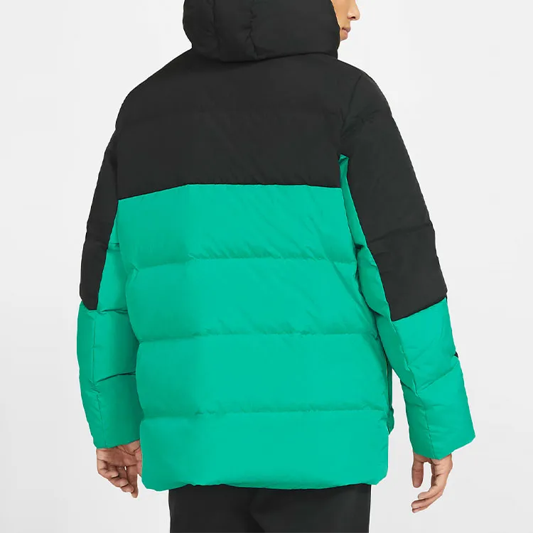Jordan Down Jackets Men Black Green Multicolor-4