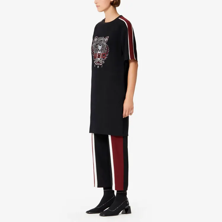 KENZO Short Sleeved Dresses Women's Black-3