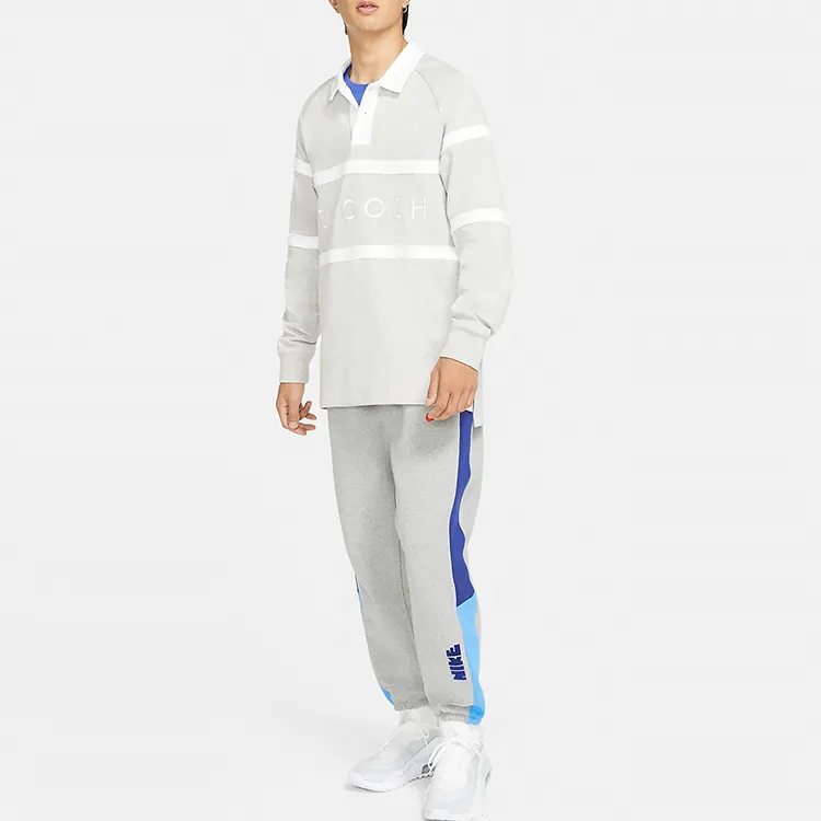Nike Sports Pants Men Gray Blue-3