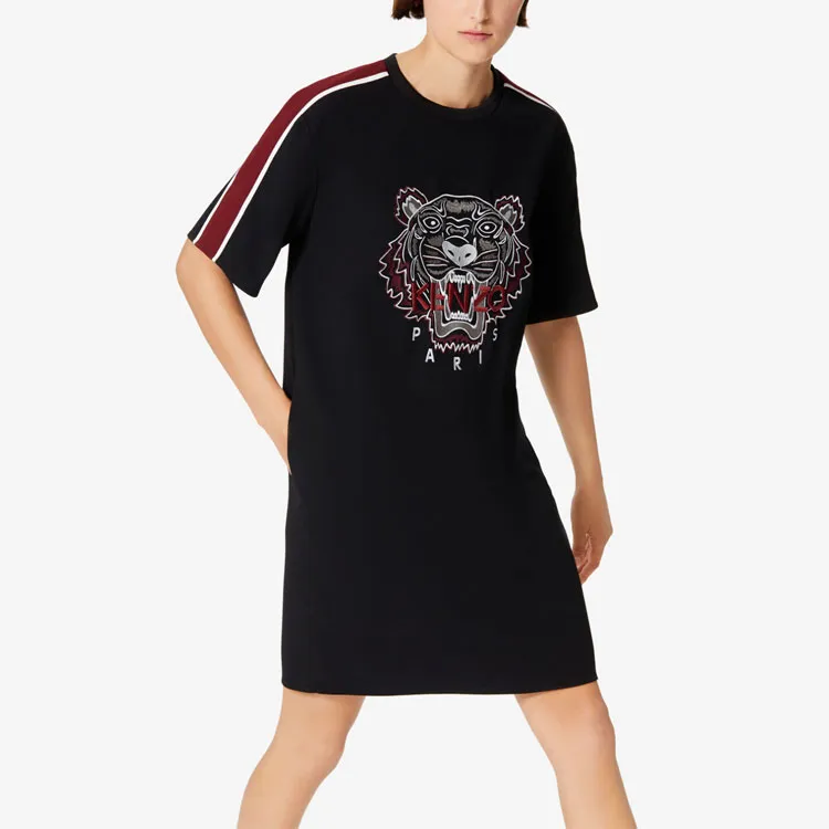 KENZO Short Sleeved Dresses Women's Black-5
