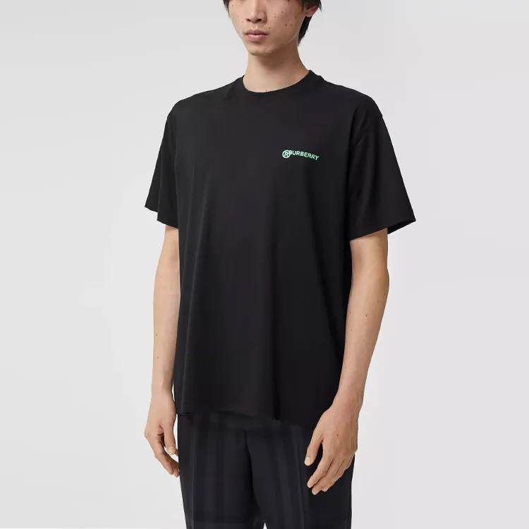 Burberry T Shirts Men Black-3