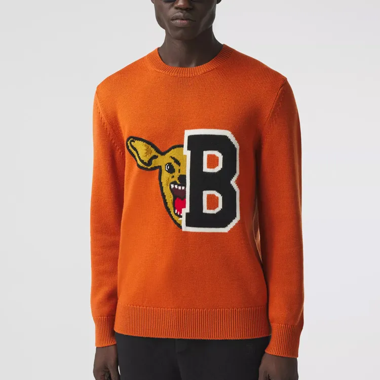 Burberry Sweaters Men Orange-2