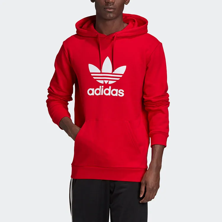 Adidas Originals Trefoil Sweatshirts Men Red-2