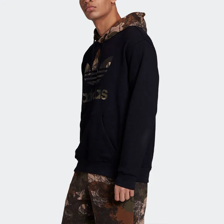 Adidas Originals Trefoil Sweatshirts Men Black-4