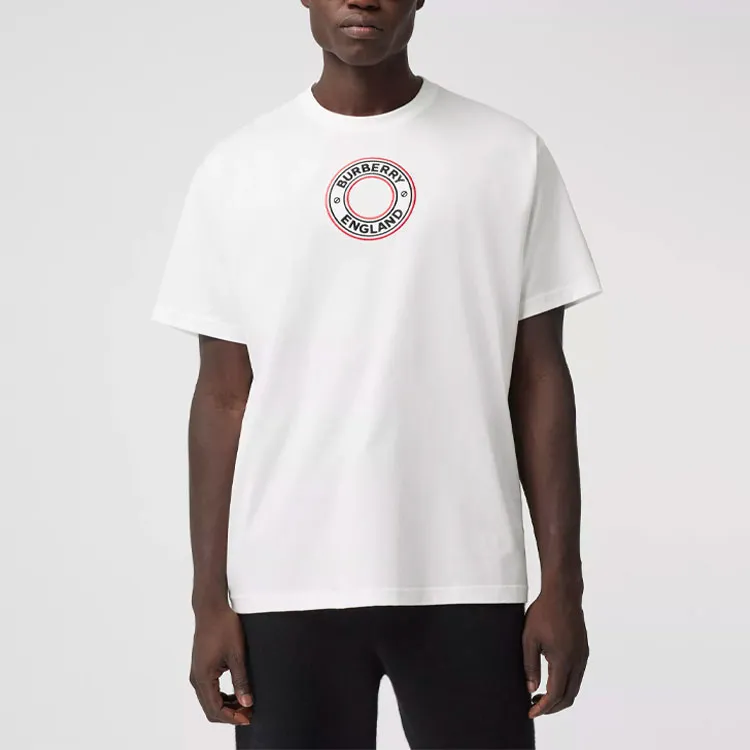 Burberry T Shirts Men White-3