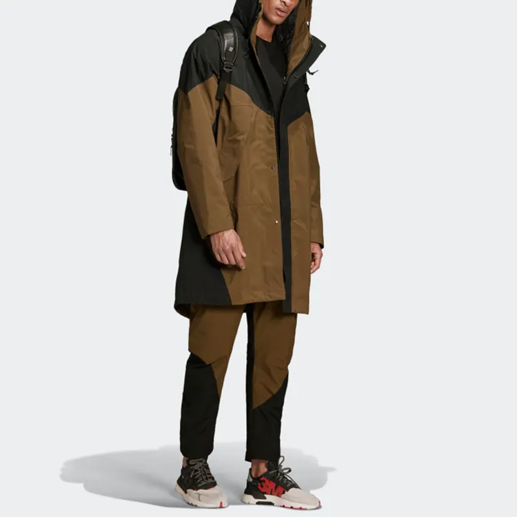 Adidas Originals Trench Coats Men Black Brown Multicolor-5