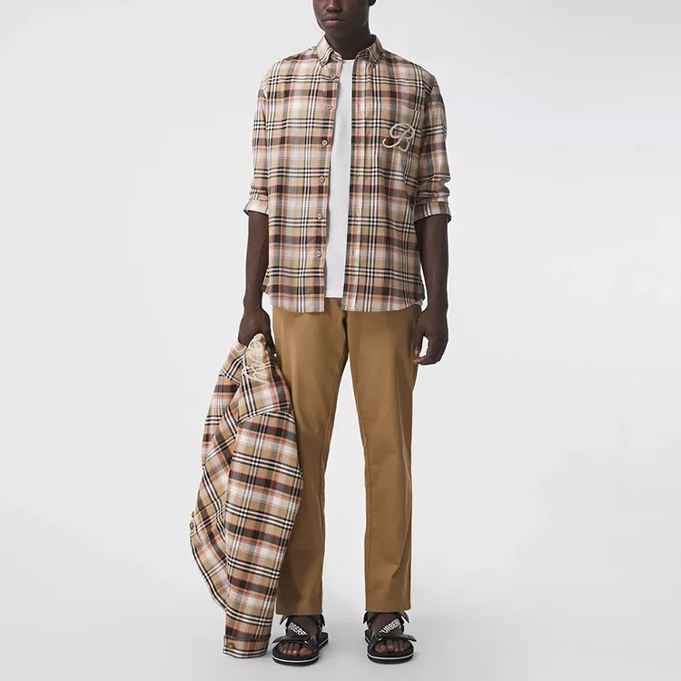 Burberry Shirts Men Black-2