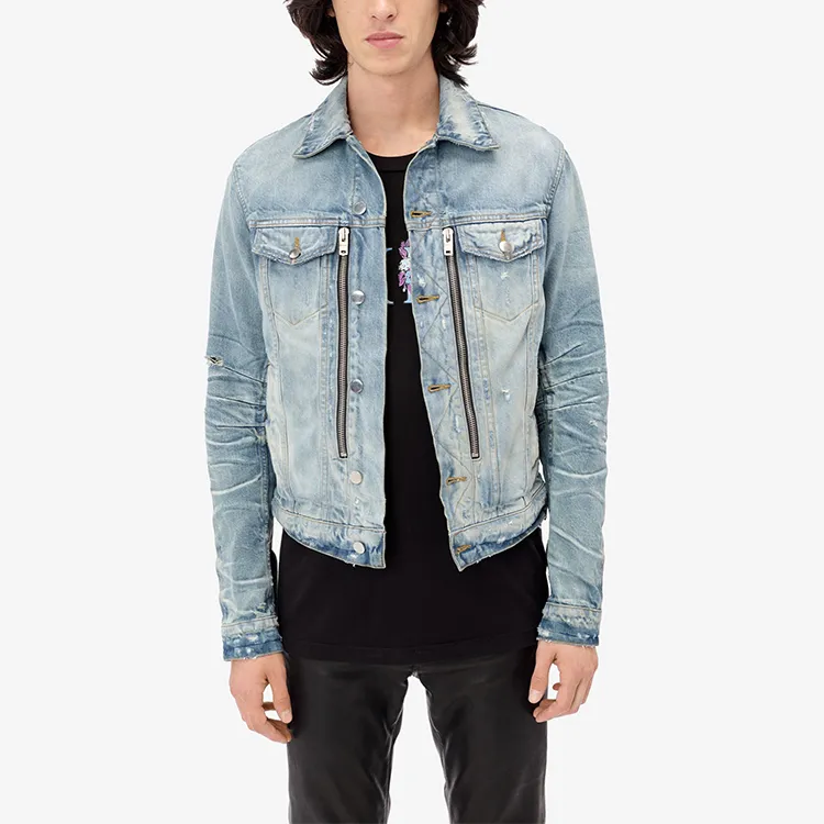 AMIRI Jackets Men Blue-1